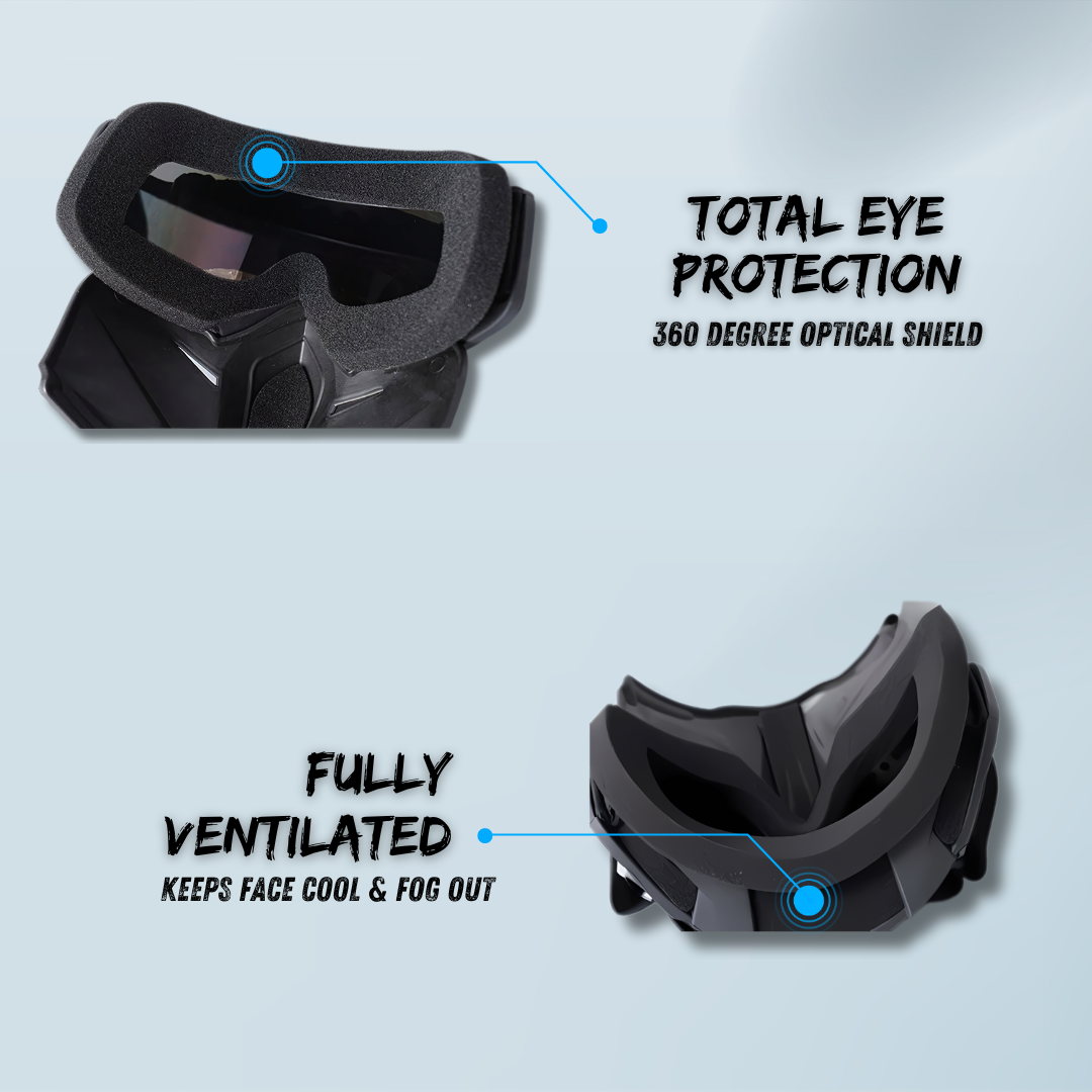 Halo Tactical - Protective Eye & Face Shield