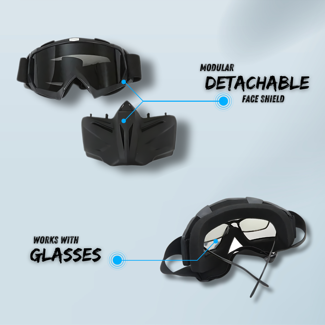 Halo Tactical - Protective Eye & Face Shield